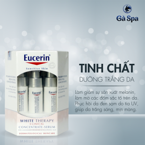 Bộ Sản phẩm Trắng Da tinh chất Serum Eucerin White Therapy Concentrate 6 lọ x 5ml