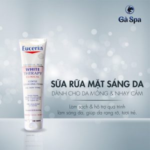 Sữa rửa mặt dịu nhẹ Eucerin WHITE THERAPY